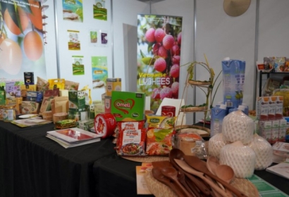 Nước dừa Việt Nam nhận được phản hồi tích cực tại Hội chợ Fine Food Australia